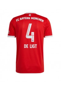 Bayern Munich Matthijs de Ligt #4 Voetbaltruitje Thuis tenue 2022-23 Korte Mouw